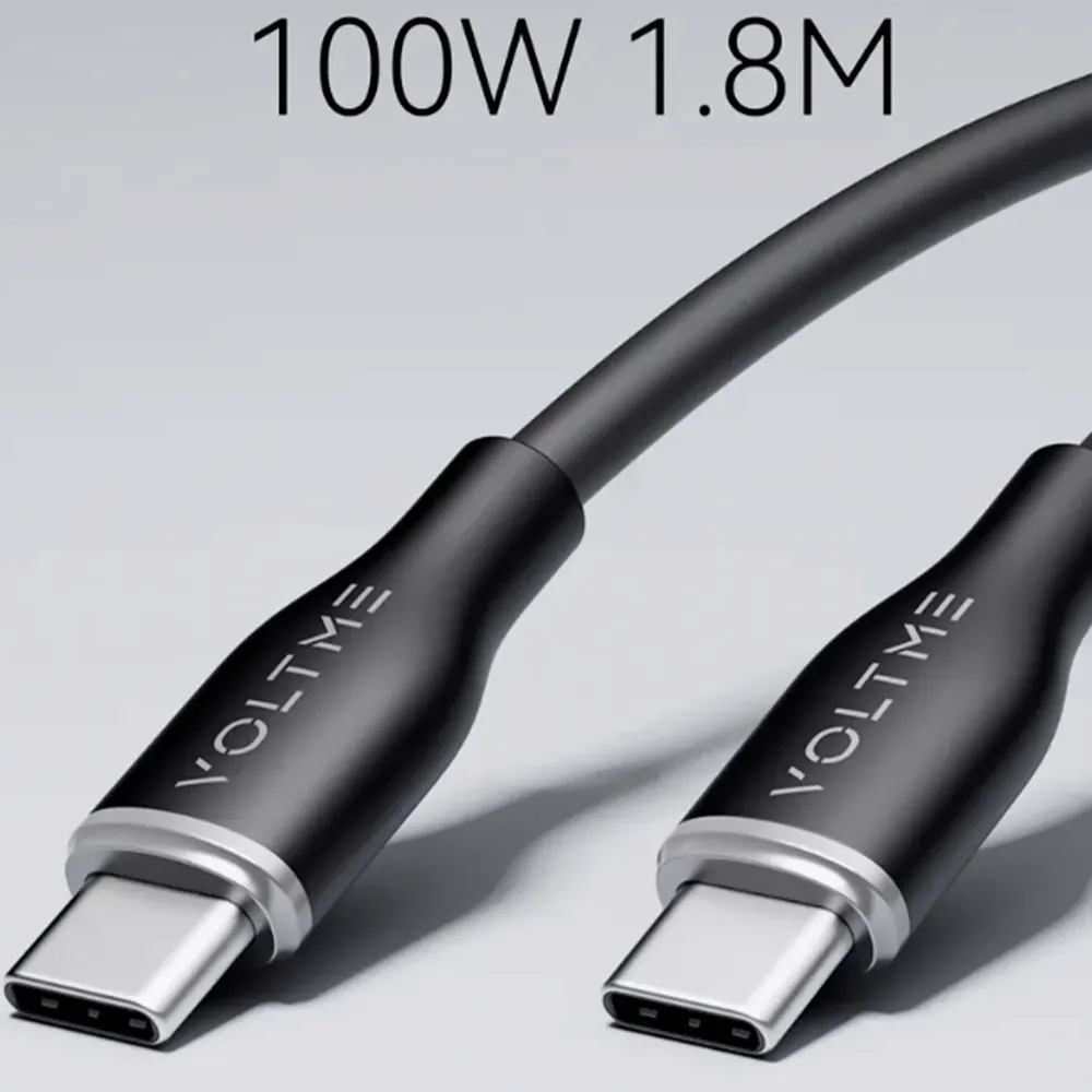 VOLTME PowerLink Moss CTC USB-C - USB-C 1.8m Green