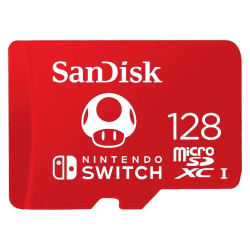 SanDisk Nintendo Switch microSDXC 128Gb Red