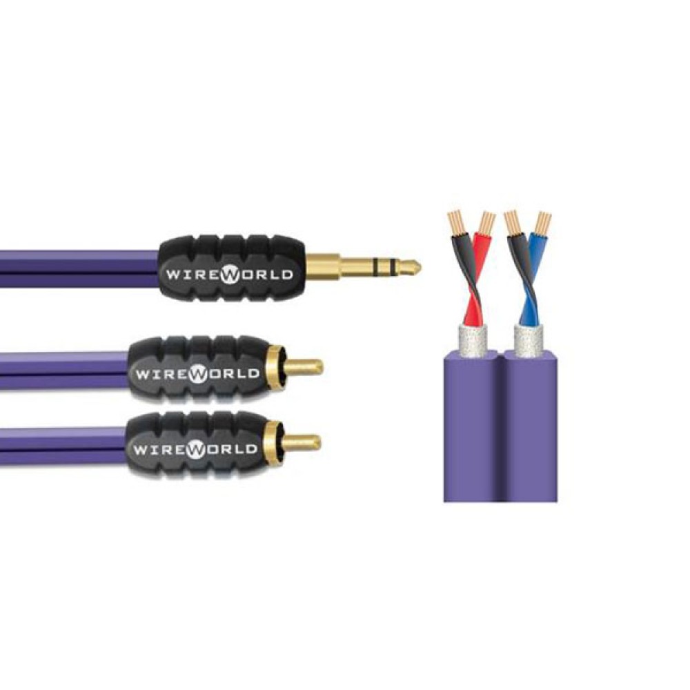 Wireworld Pulse 3.5mm to 2RCA 1.0m (PUN1.0M)