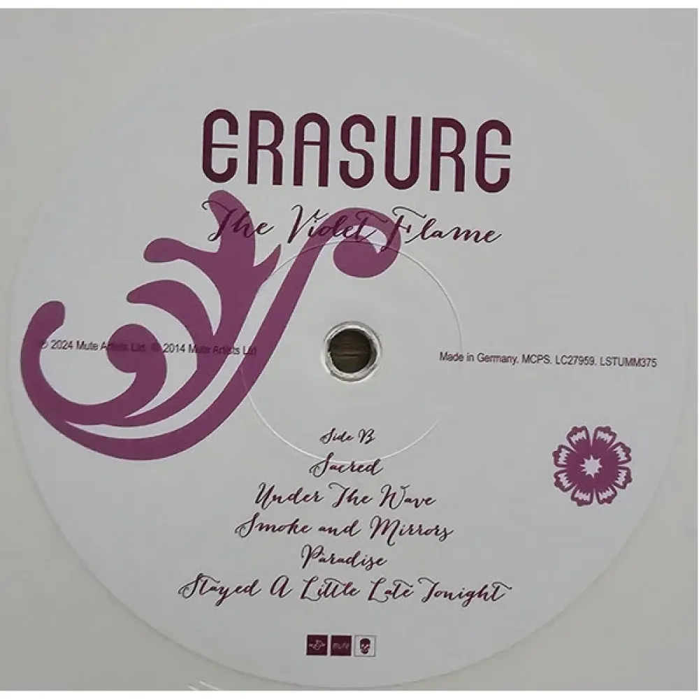 Erasure - The Violet Flame - White LP