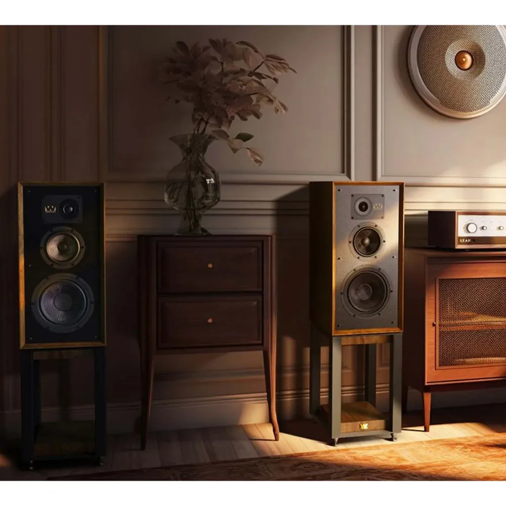 Wharfedale Super Linton (with stand) Mahogany Red