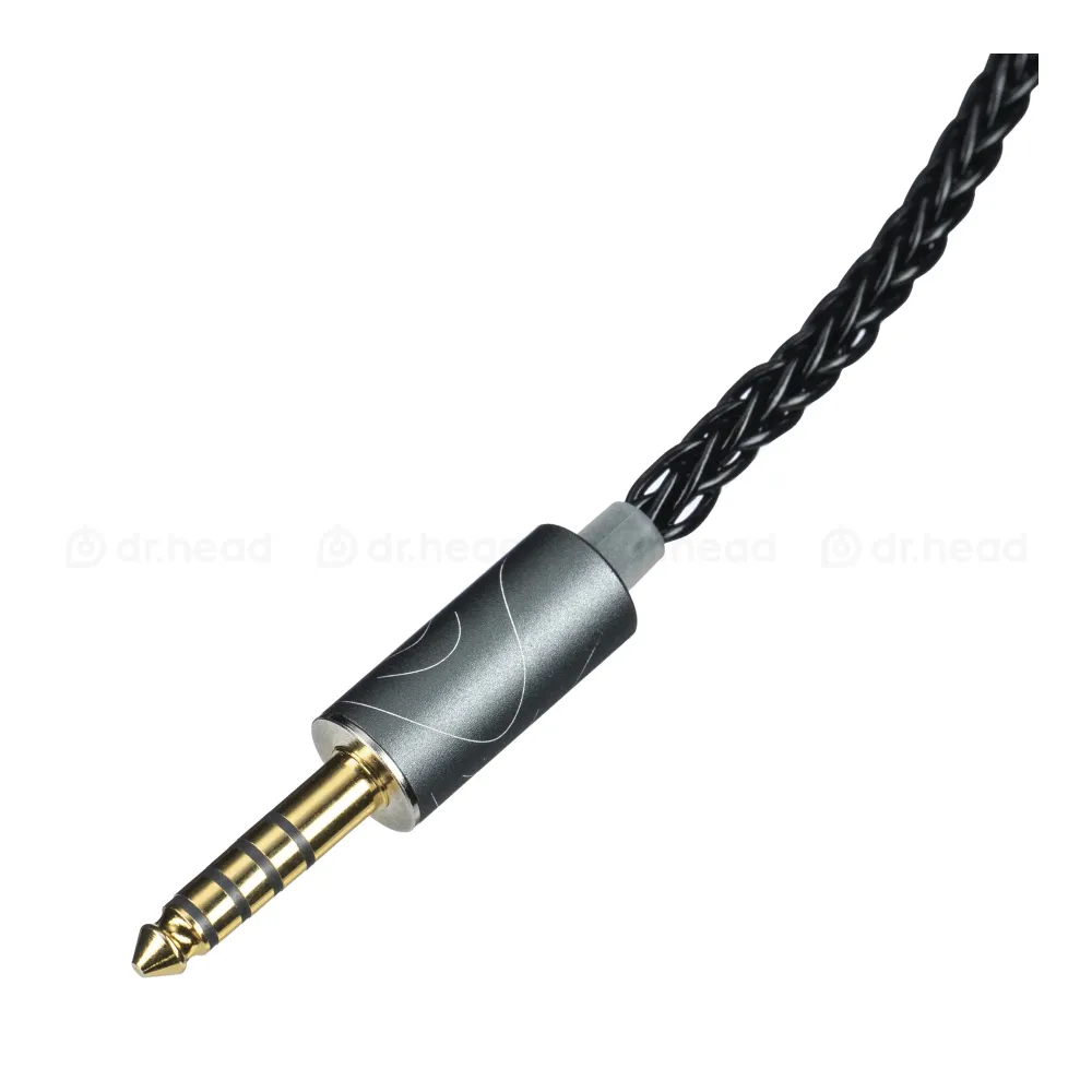 HeadMade IEM 2-pin to Multi-Plug 5 in 1 Black 1.2m