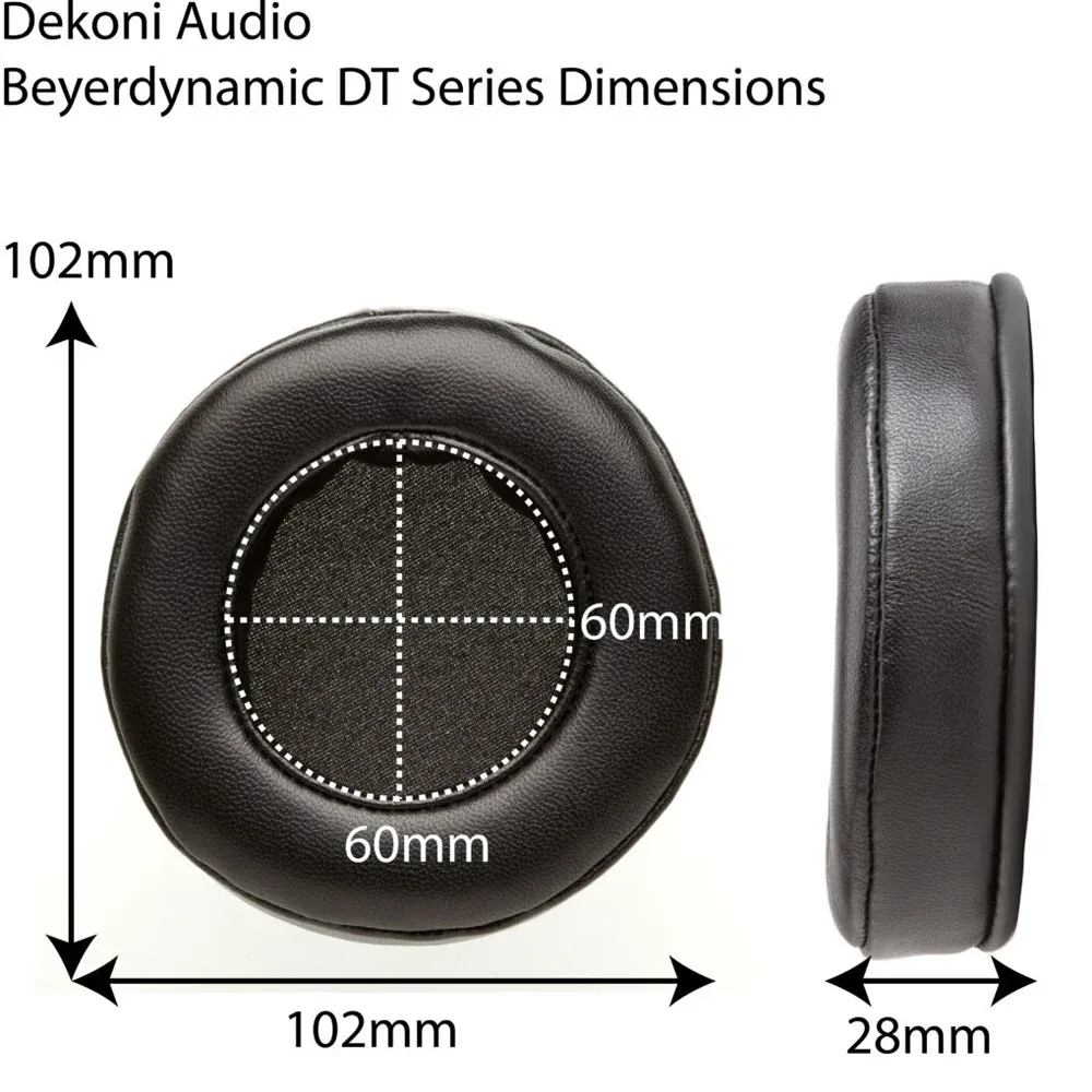 Dekoni Audio Elite Velour Ear Pad Set for Beyerdynamic DT Series