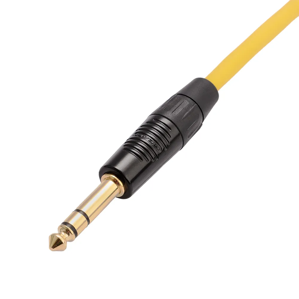 HeadMade Pro XLR-M - 6.3mm stereo Yellow 1.5m