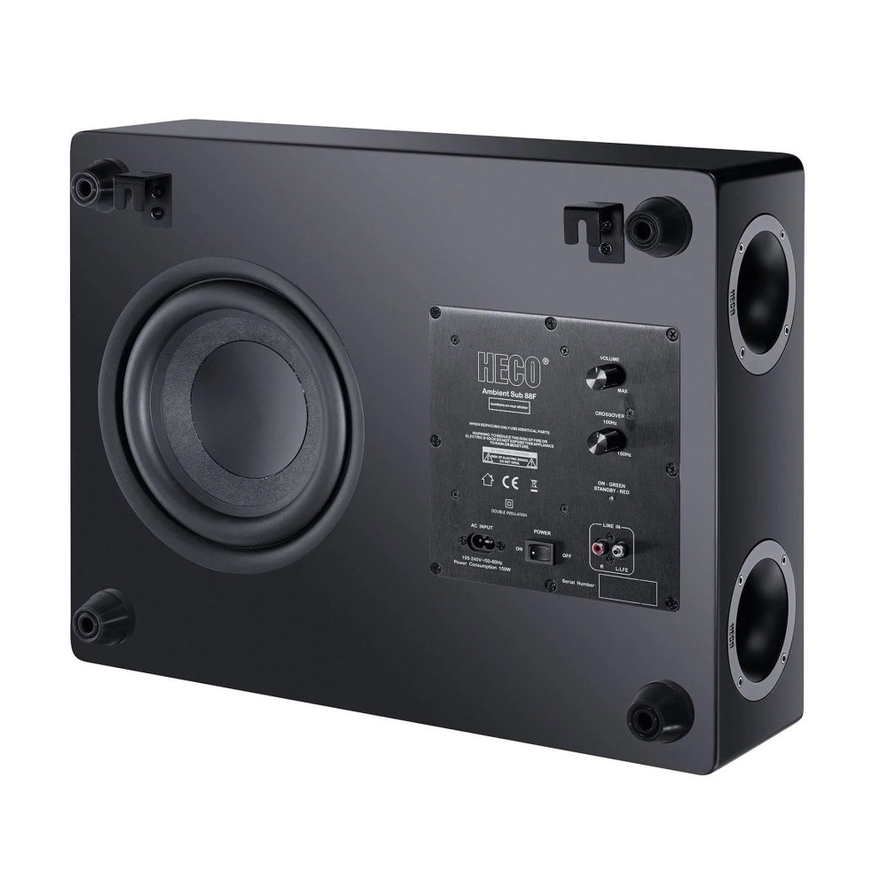 HECO Ambient Sub 88 F Black