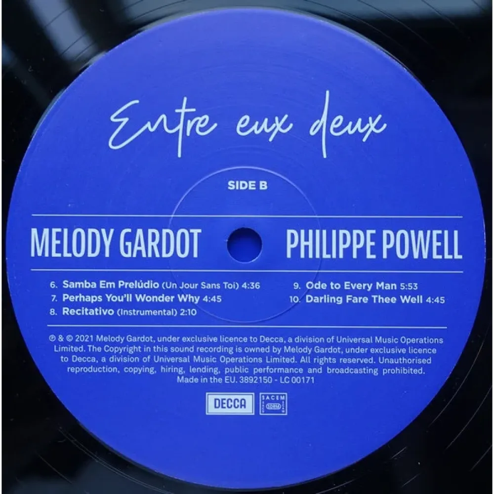 Melody Gardot, Powell Philippe - Entre Eux Deux LP