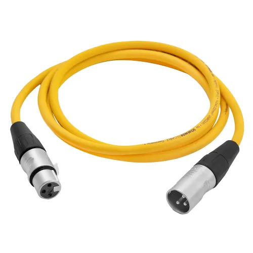 HeadMade Pro XLR-F - XLR-M Yellow 1.5m