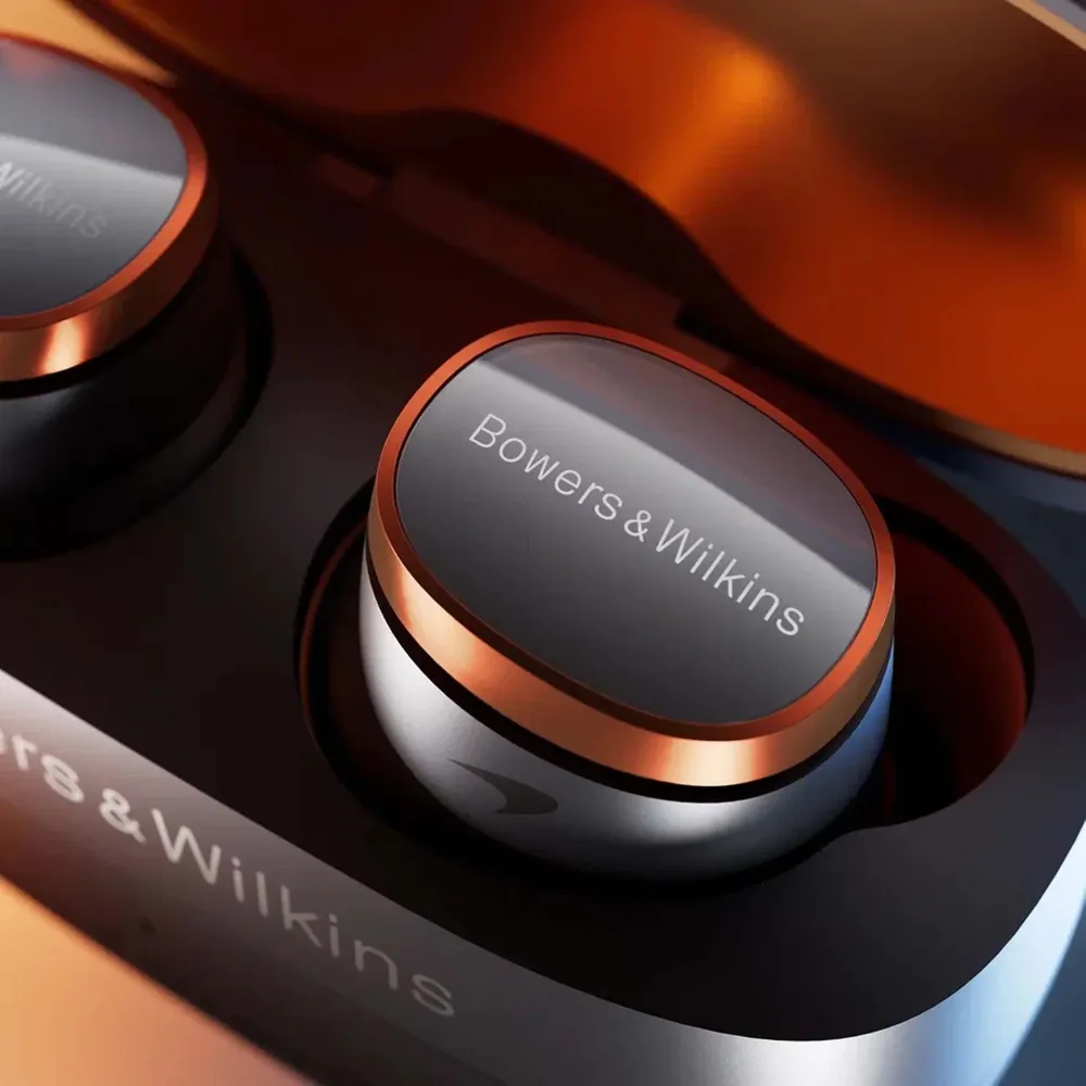 Bowers & Wilkins Pi8 McLaren Edition Galvanic Grey/Papaya Orange