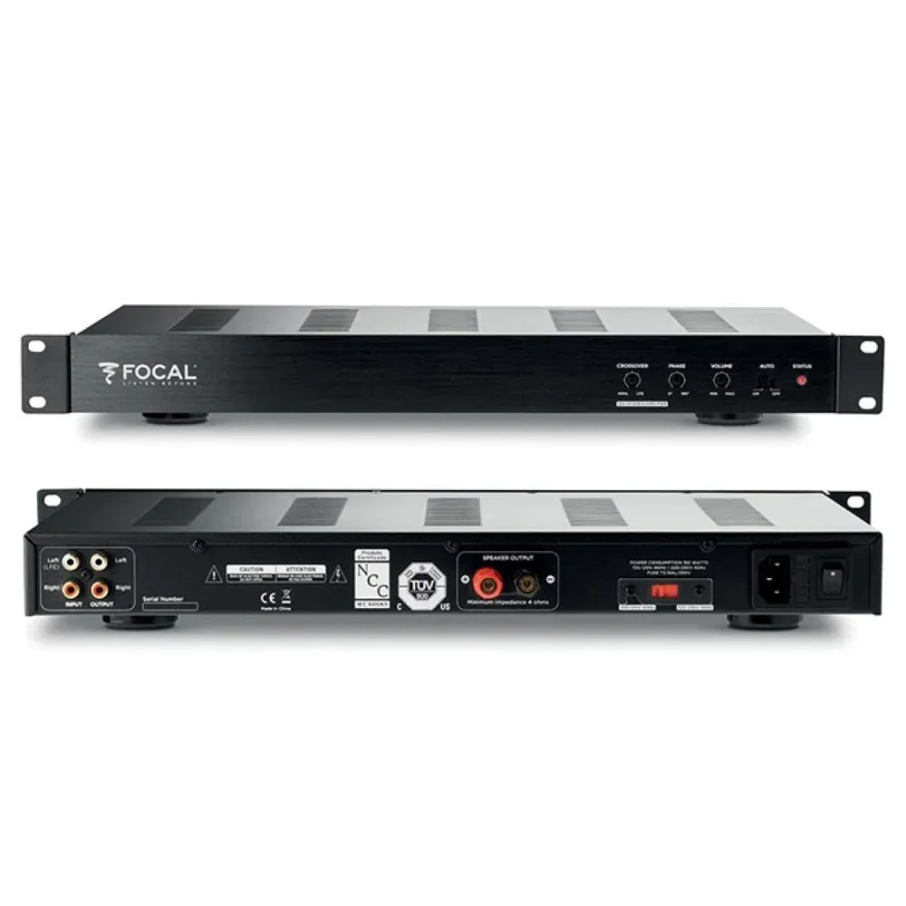 Focal 100 IW SUB 8 x 2 + 100 IW SUB 8 Amp Black