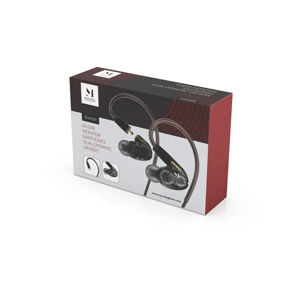 Music Public Kingdom IEM200 Transparent Black