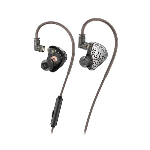 Music Public Kingdom IEM220M With Mic Transparent Black Dark Grey