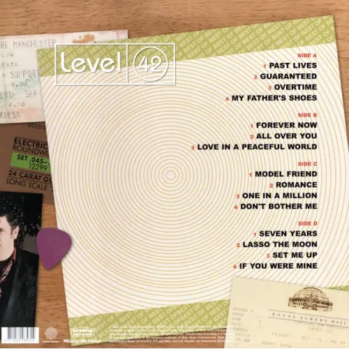 Level 42 – Past Lives - The Best Of The RCA Years - Yellow - 2LP