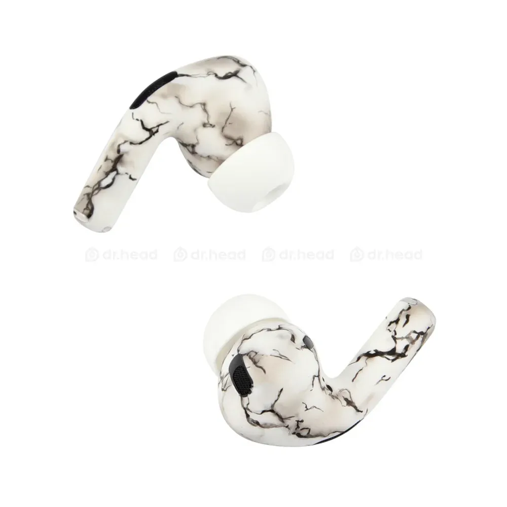 Apple AirPods Pro 2nd gen with MagSafe USB-C (2023) White Marble Matte