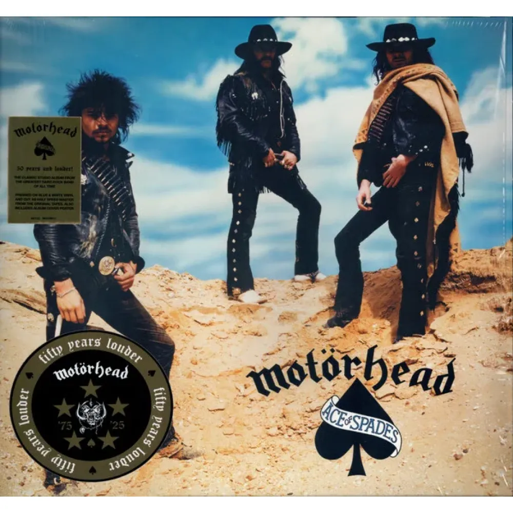 Motorhead – Ace Of Spades - Blue And White - LP