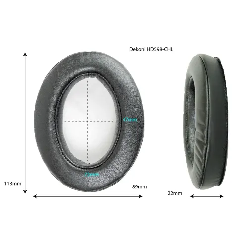 Dekoni Audio Choice Leather for Sennheiser HD598