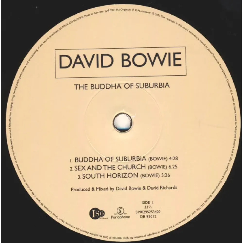 David Bowie – The Buddha Of Suburbia LP