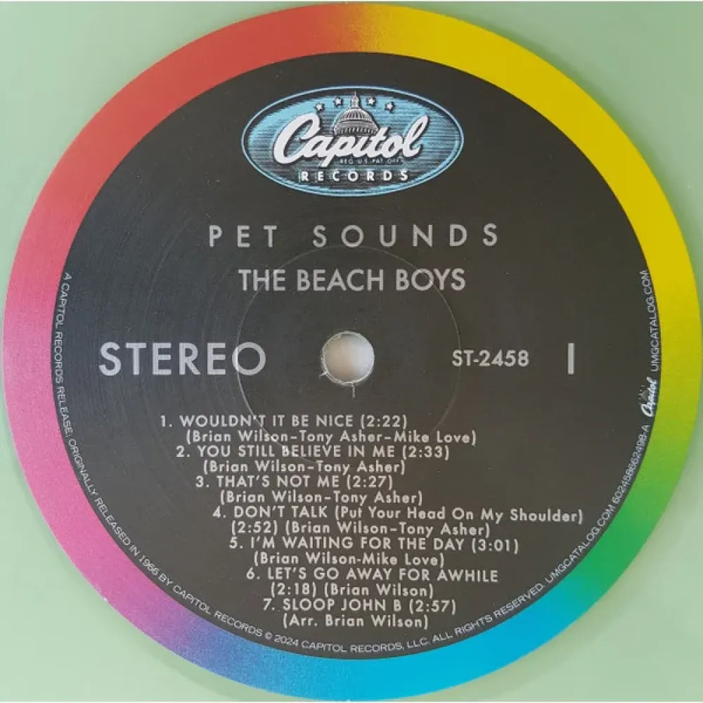 Beach Boys - The Pet Sounds (coloured) LP