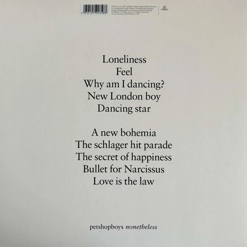 Pet Shop Boys - Nonetheless - Grey LP