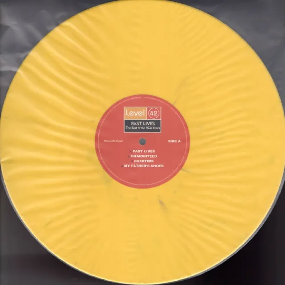 Level 42 – Past Lives - The Best Of The RCA Years - Yellow - 2LP