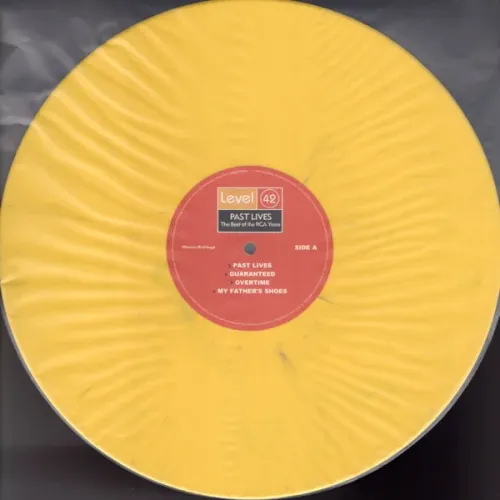 Level 42 – Past Lives - The Best Of The RCA Years - Yellow - 2LP