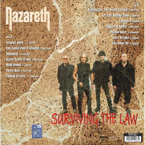 Nazareth – Surviving The Law - Orange - LP