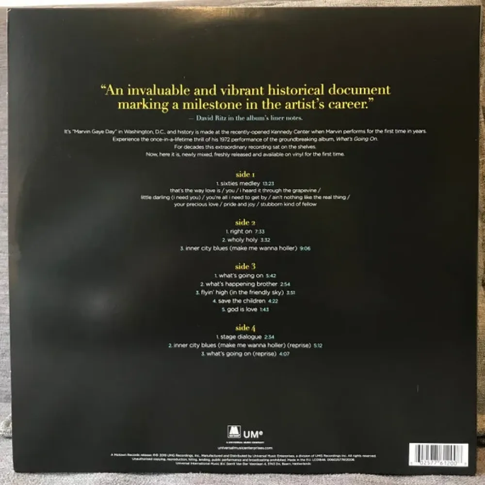 Marvin Gaye – What's Going On Live LP