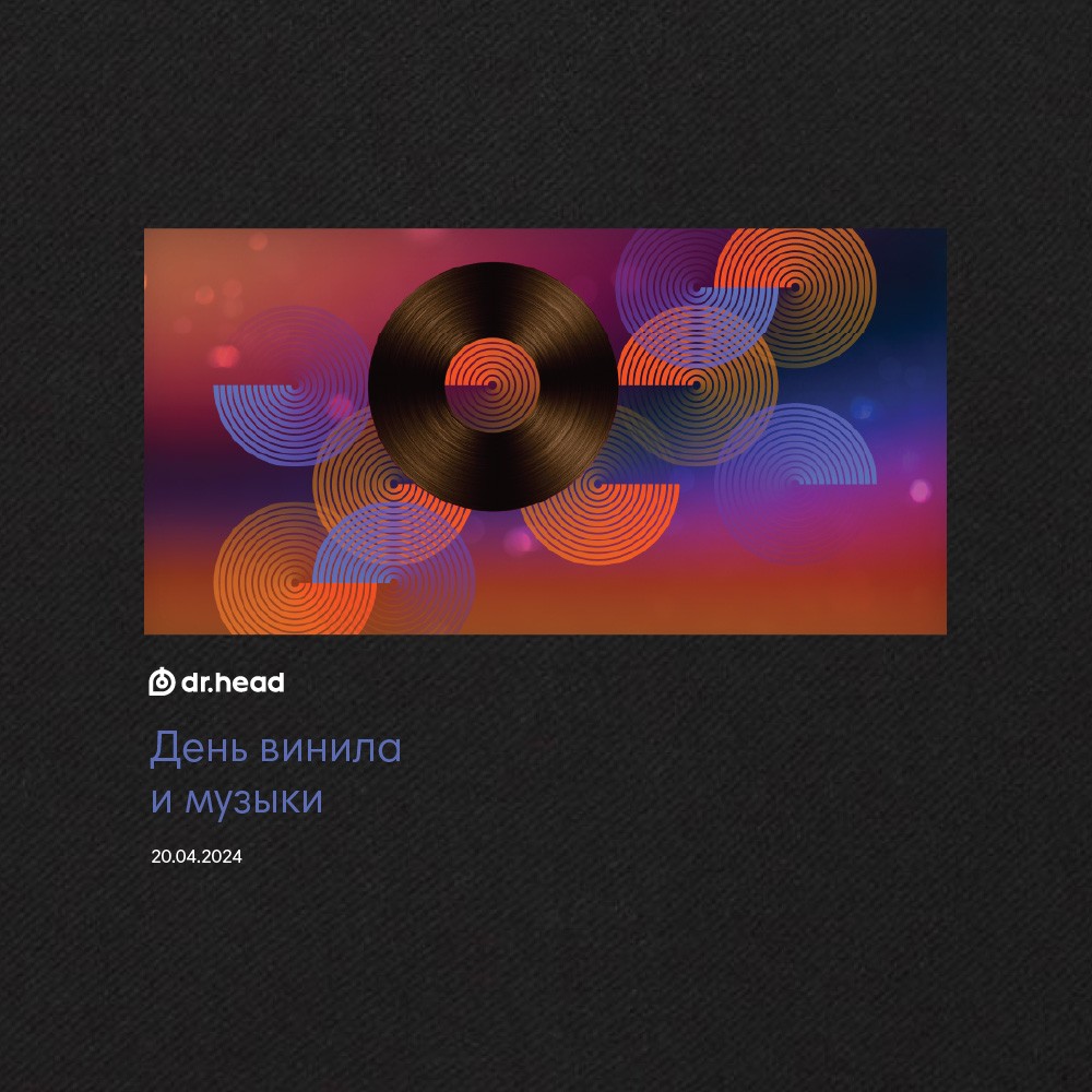 Dr.Head футболка День винила и музыки ver.2, M