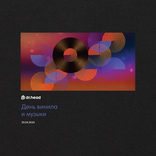 Dr.Head футболка День винила и музыки ver.2, M