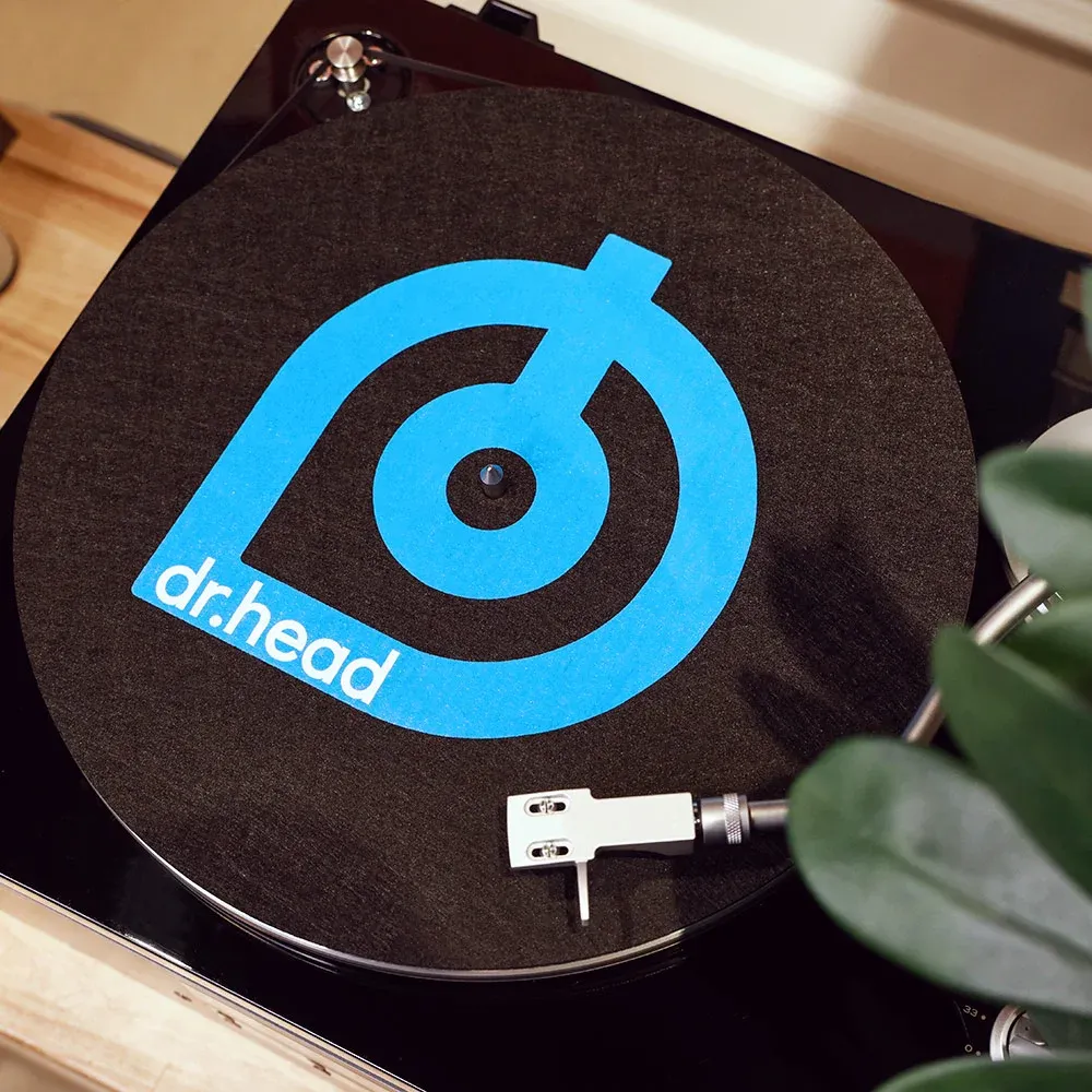 Dr.Head LP SlipMat Big Logo Black