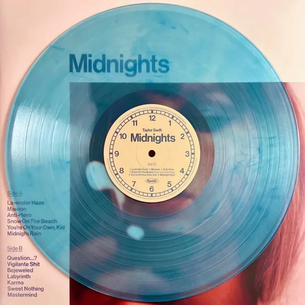 Taylor Swift – Midnights - Blue Marbled - LP