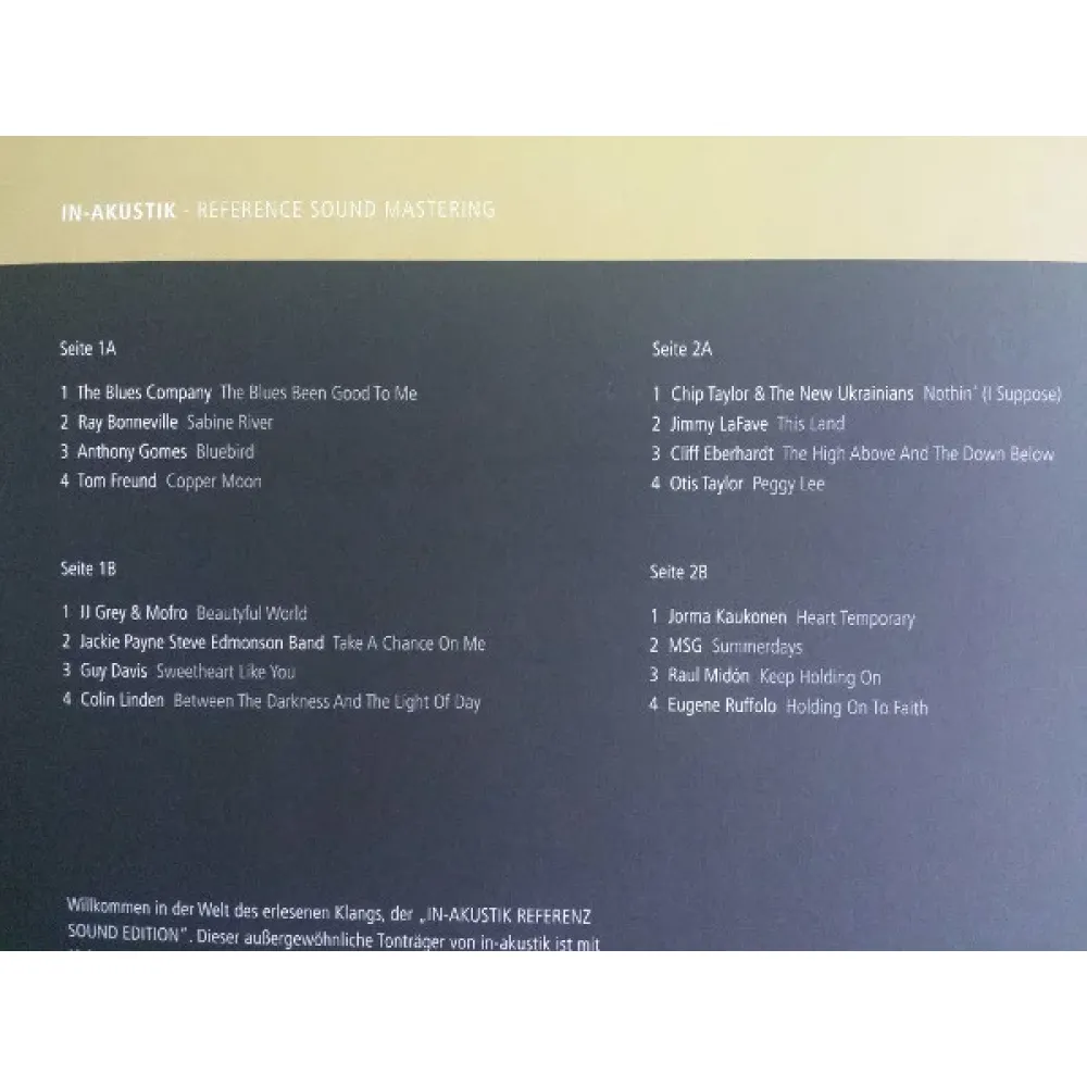 Various - Great Men Of Song LP