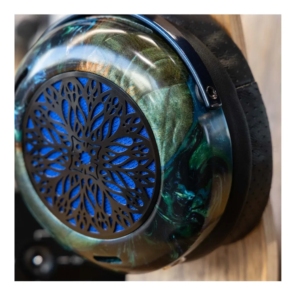 ZMF Atrium LTD Green Ish Leather 4-pin xlr ofc cable + 6.35mm