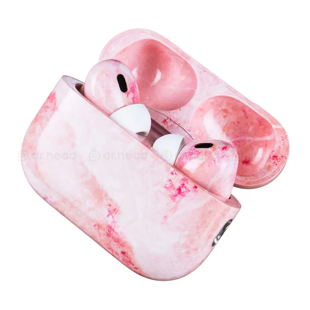 Apple AirPods Pro 2nd gen with MagSafe USB-C (2023) Pink Marble Gloss