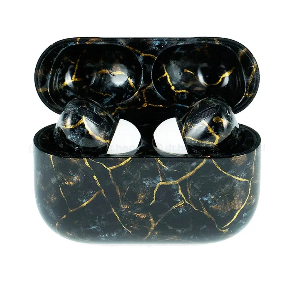 Apple AirPods Pro 2nd gen with MagSafe USB-C (2023) Black Marble Total Matte