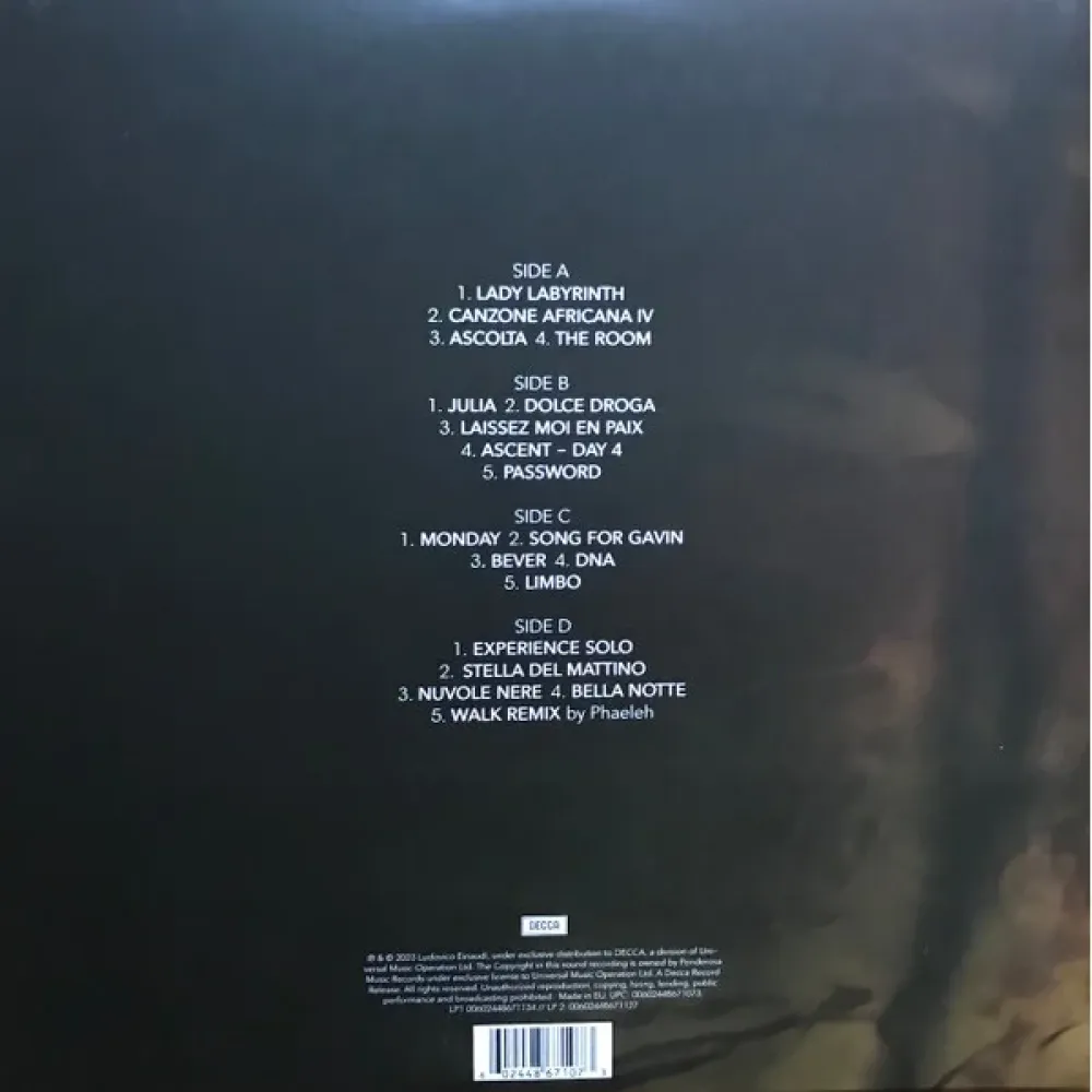 Ludovico Einaudi – Undiscovered Vol.2 LP