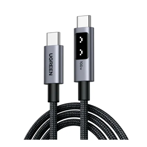 UGREEN L509 Black/Grey USB-C/USB-C Robot 1m