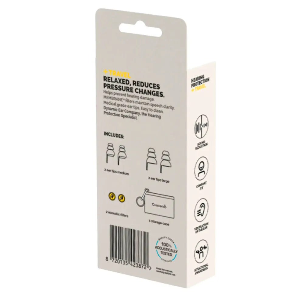 Dynamic Ear Company Crescendo Travel Eco Box Yellow