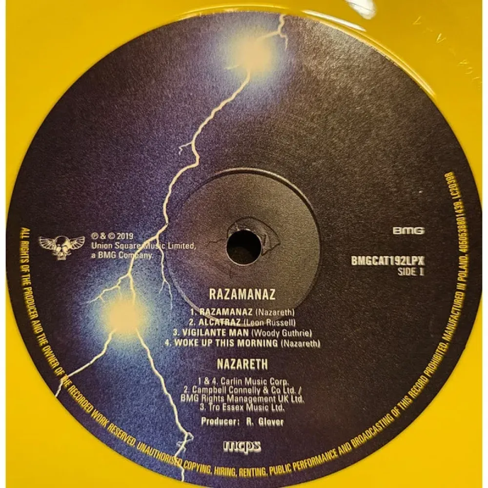Nazareth - Razamanaz - (Yellow LP)