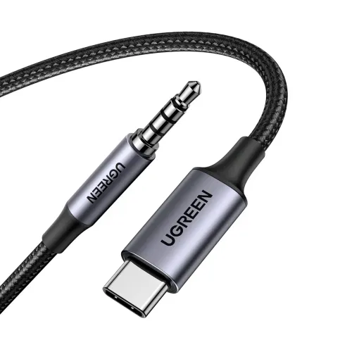 UGREEN CM734 Grey USB-C - 3.5mm 1m
