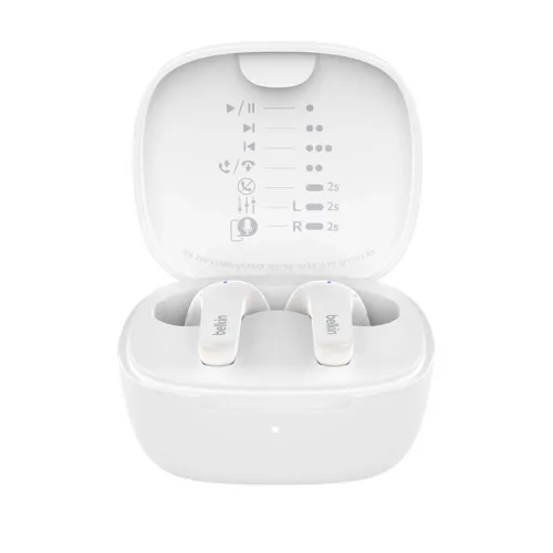 Belkin Soundform Motion Earbuds White