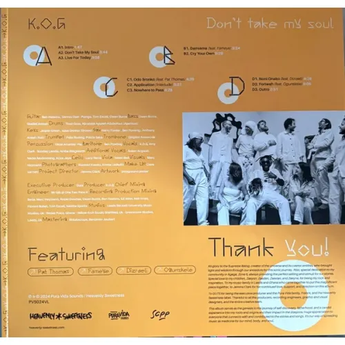K.O.G. – Don't Take My Soul - 2LP