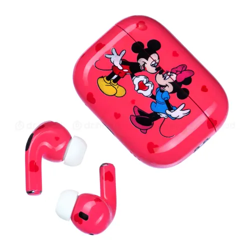 Apple AirPods Pro 2nd gen with MagSafe USB-C Mickey & Minnie Pink