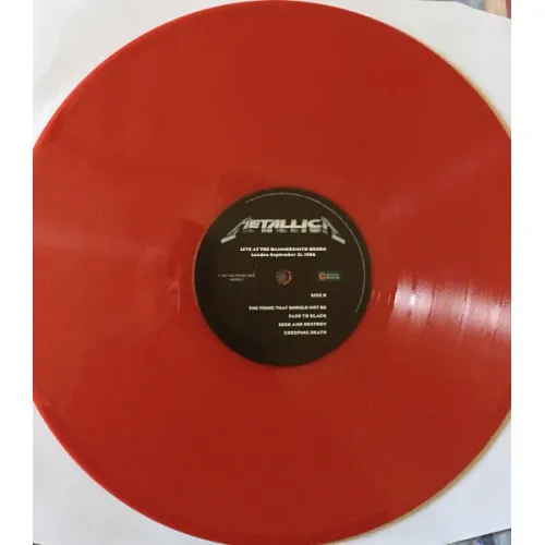 Metallica – Live At The Hammersmith Odeon - London September 21, 1986 - Red - LP
