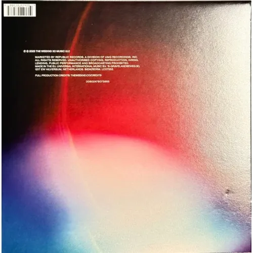 OST Hurry Up Tomorrow - (Abel Tesfaye & Daniel Lopatin) LP