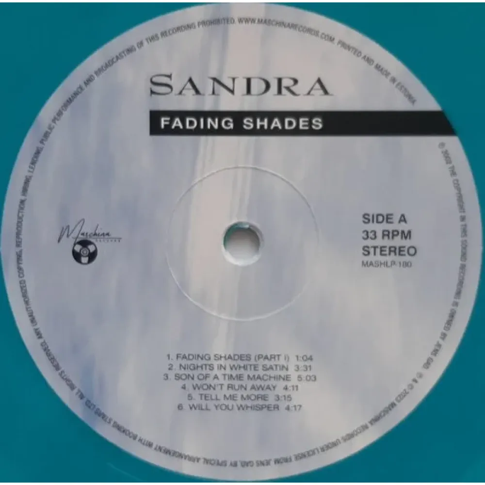 Sandra – Fading Shades - Coloured Green LP