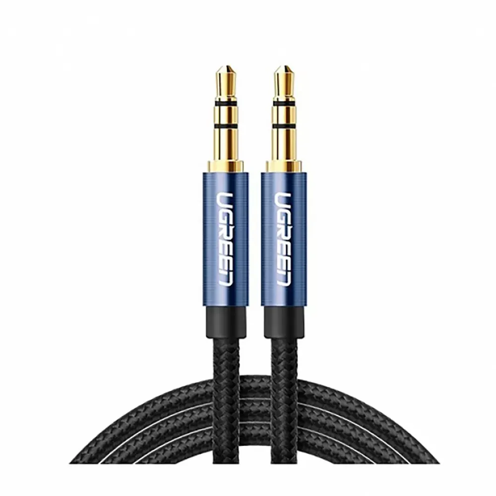 Ugreen AV112 Cable Gold Plated Metal Case with Braid Blue 1.5m