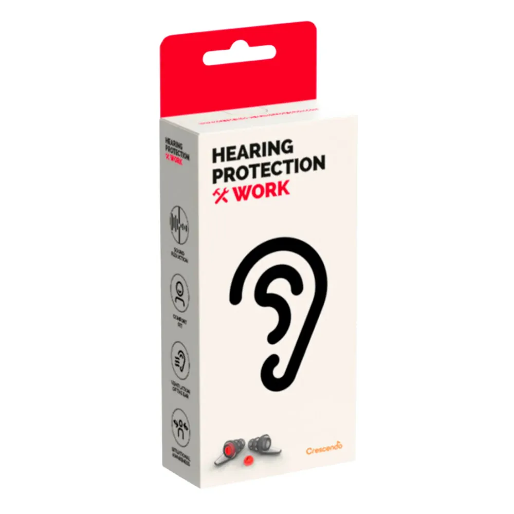 Dynamic Ear Company Crescendo Work Eco Box Red