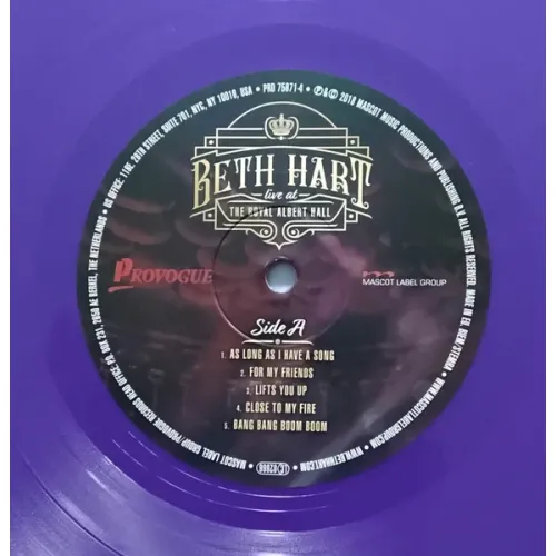 Beth Hart – Live At The Royal Albert Hall - Purple - 3LP