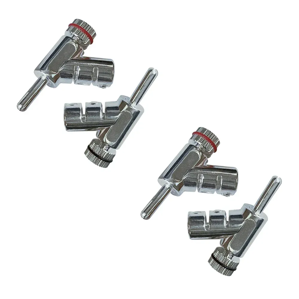 Wireworld Locking Banana Plugs Silver pack of 4