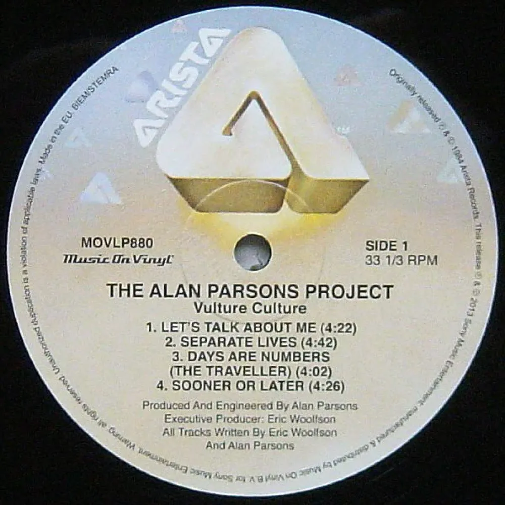 The Alan Parsons Project - Vulture Culture